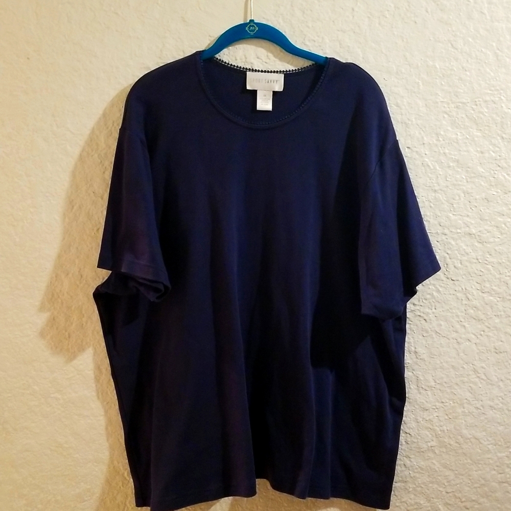 Sport Savvy Navy Short Sleeve Tee